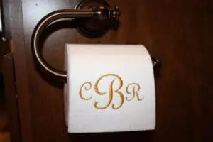 Custom toilet paper