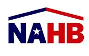 NAHB logo with blue “N” and “A,” red “H” and “B,” and a red rooftop design above the letters.