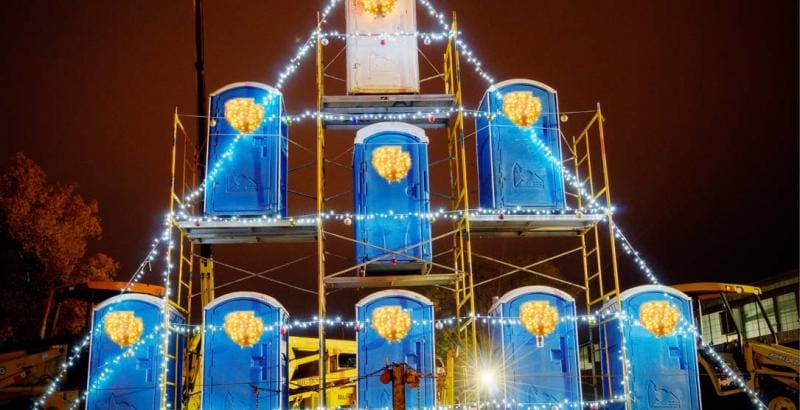 USS Christmas Potty Tree